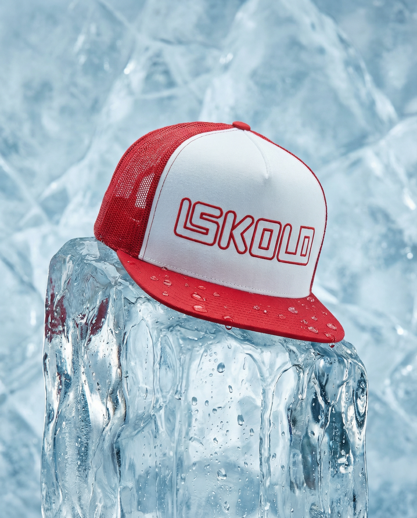 ISKOLD X NOBSWear – Red & White Trucker Cap
