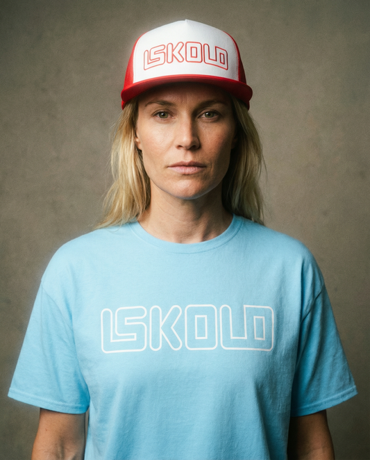 ISKOLD X NOBSWear – Red & White Trucker Cap