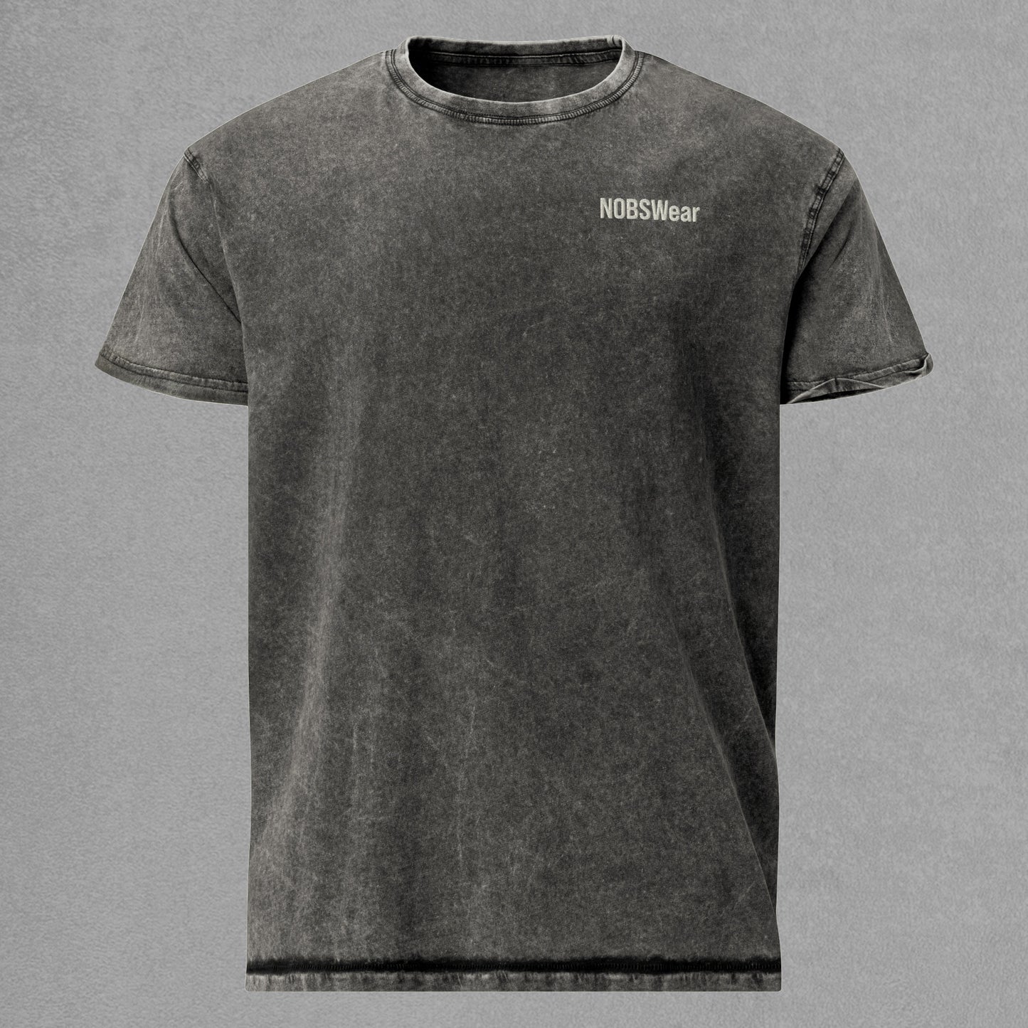 NOBSWear – Core Tee – Washed Charcoal