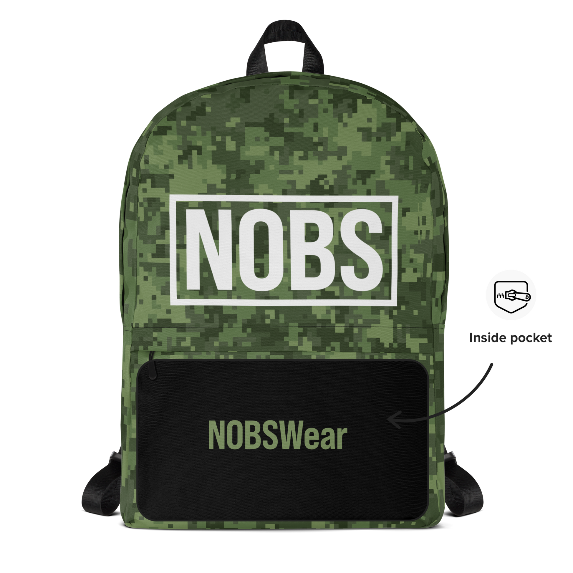 18 inch laptop backpack digital camo NOBS Backpack – Digital Camo – NOBSWear
