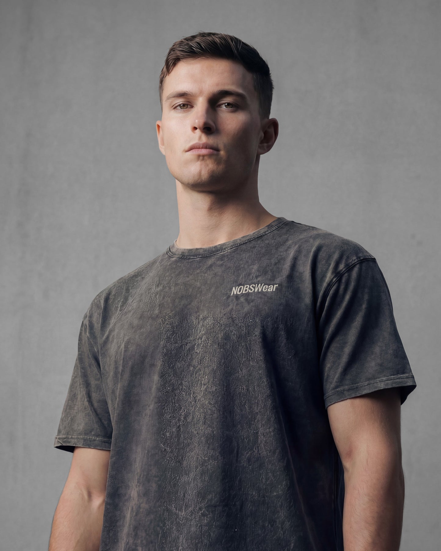 NOBSWear – Core Tee – Washed Charcoal